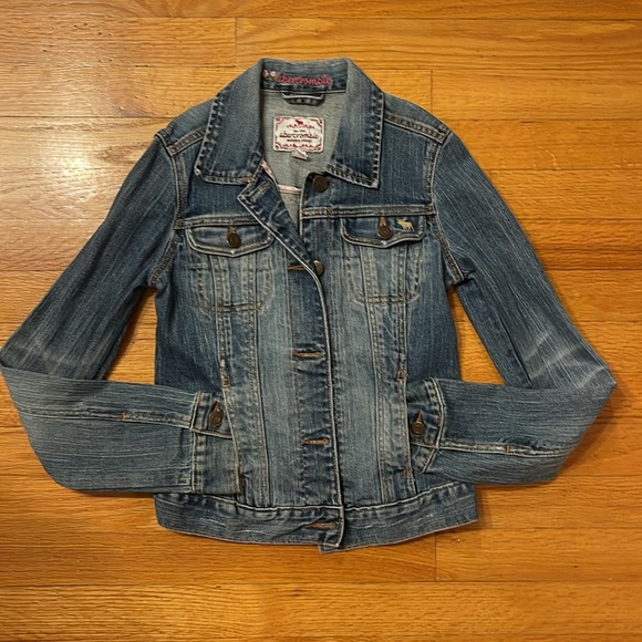 Abercrombie authentic vintage Jean Jacket Size Small - Picture 4 of 4